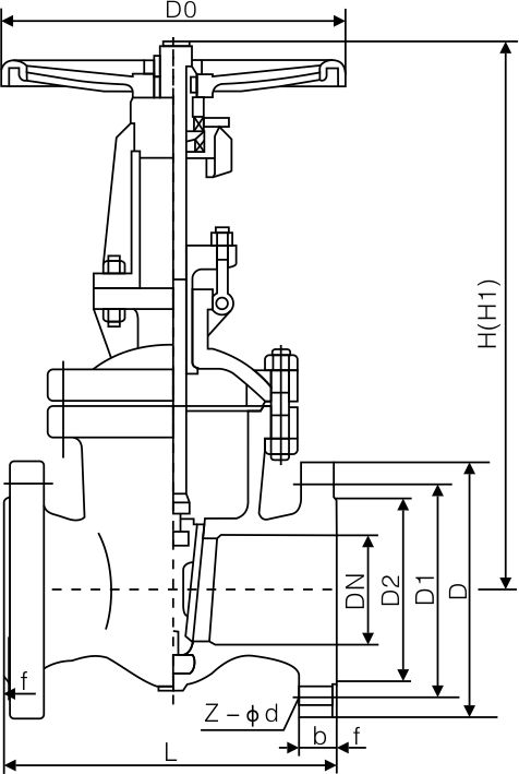 CNS wedge gate valve(图1)